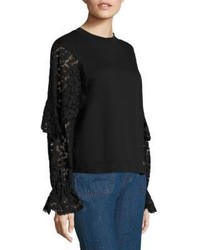 See by Chloe Lace Bell Sleeve Tee
