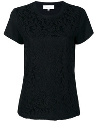 Carven Lace Overlay T Shirt