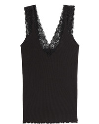 Polo Ralph Lauren Arlenis Cotton Tank With Lace