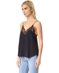 Zadig & Voltaire Christy Silk Camisole With Lace Detailing