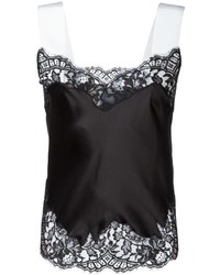 Givenchy Contrast Strap Lace Camisole