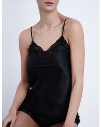 Nk Imode Morgan Stretch Lace And Silk Satin Camisole