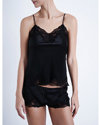 Nk Imode Morgan Stretch Lace And Silk Satin Camisole