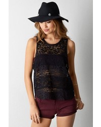 American Eagle Outfitters Tiered Lace Tank