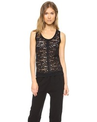 Nina Ricci Sheer Lace Tank