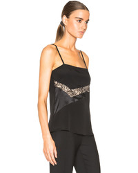 Prabal Gurung Technical Lace Insert Camisole