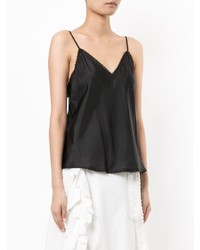 Lee Mathews V Neck Cami Top With Lace