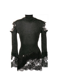 Philipp Plein Lace Knitted Sweater