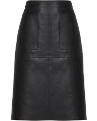 BCBGMAXAZRIA Margaux Faux Leather A Line Skirt