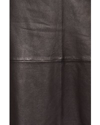 BOSS Serapa A Line Leather Skirt