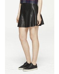 Suki Skirt Black Leather
