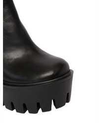 Strategia 100mm Zip Up Leather Ankle Boots