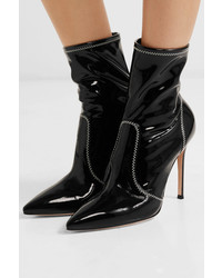 Gianvito Rossi 105 Patent Leather Ankle Boots