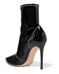 Gianvito Rossi 105 Patent Leather Ankle Boots