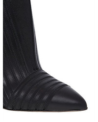 Paul Andrew 115mm Sovata Leather Knit Ankle Boots