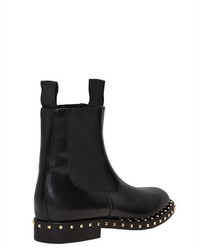 Valentino 20mm Soul Rockstud Leather Ankle Boots