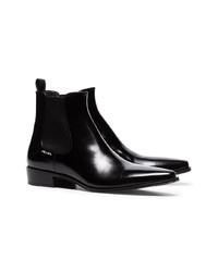 Prada 30 Leather Ankle Boots
