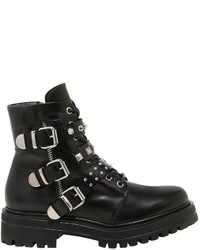 Janet & Janet 30mm Buckled Leather Ankle Boots