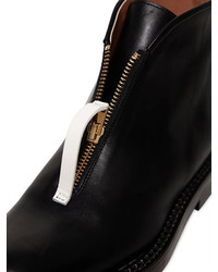 Marni 30mm Leather Ankle Boots