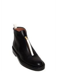 Marni 30mm Leather Ankle Boots
