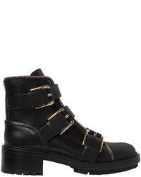 Balmain 40mm Ambra Buckled Leather Ankle Boots