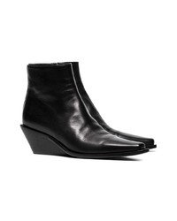 Ann Demeulemeester 50 Leather Ankle Boots