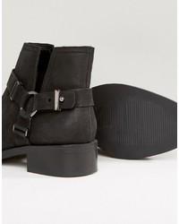 Asos Aintree Wide Fit Leather Ankle Boots