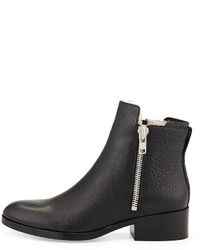 3.1 Phillip Lim Alexa Shearling Lined Leather Ankle Boot Black