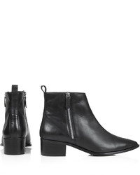 Topshop Almighty Leather Ankle Boots