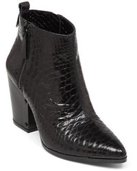 Vince Camuto Amori Embossed Leather Ankle Boots