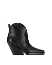 Ann Demeulemeester Angled Heel Ankle Boots