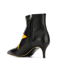 MSGM Ankle Boots With Star Patch