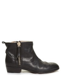 Golden Goose Deluxe Brand Anouk Western Distressed Leather Ankle Boots