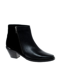 Asos Addition Leather Ankle Boots, $64 | Asos | Lookastic