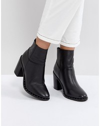 ASOS DESIGN Asos Envy Leather Ankle Boots Leather