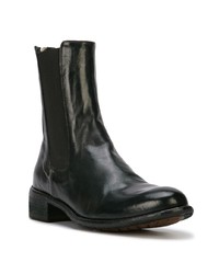 Officine Creative Back Zip Ankle Boots