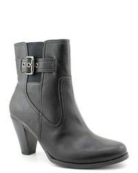 Bandolino Extension Black Faux Leather Fashion Ankle Boots