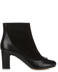 Tabitha Simmons Beatrix Leather And Suede Ankle Boots