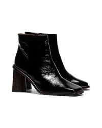 Rejina Pyo Black Alana 70 Patent Leather Boots