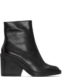 Robert Clergerie Black Babe Ankle Boots