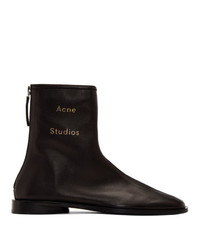 Acne Studios Black Berta Ankle Boots