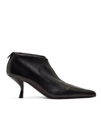 The Row Black Bourgeoise Ankle Boots