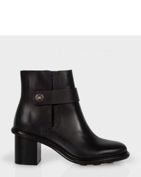 Paul Smith Black Calf Leather Dukes Ankle Boots