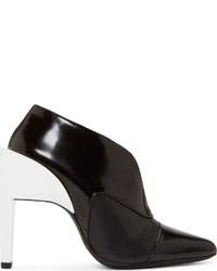 Paco Rabanne Black Contrast Heel Ankle Boots