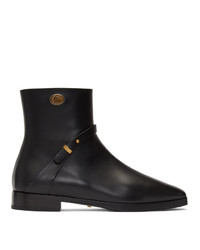 Gucci Black Double G Rosie Boots