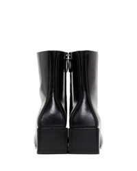 Balenciaga Black Double Square Bb Lux Boots