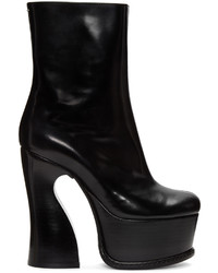 Maison Margiela Black Heeled Ankle Boots
