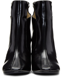 Toga Pulla Black Heeled Cut Out Boots