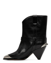 Isabel Marant Black Lamsy Boots