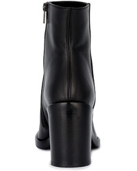 Ann Demeulemeester Black Leather 90 Ankle Boots